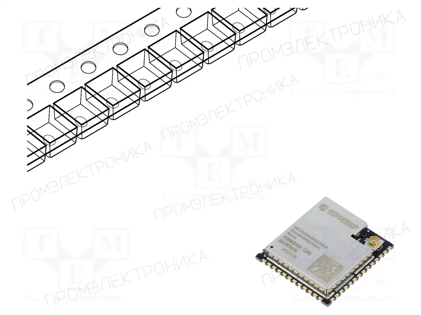 ESPRESSIF ESP32-C6-WROOM-1U-N16 — Модули IoT (WiFi/Bluetooth)