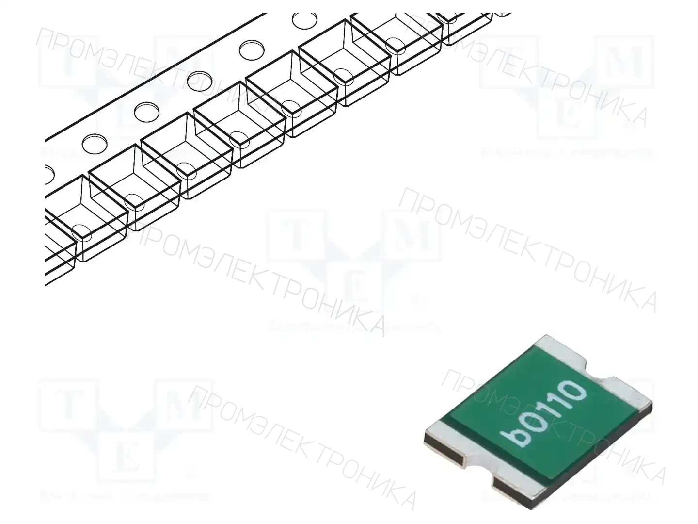 BEL FUSE 0ZCF0110FF2C — Предохранители полимерные SMD