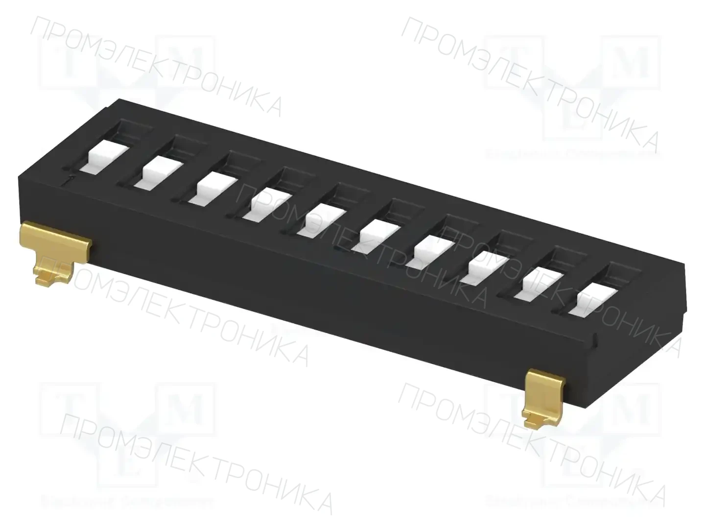TE Connectivity TDS10SGRNTR04 — Переключатели типа Dip-Switch