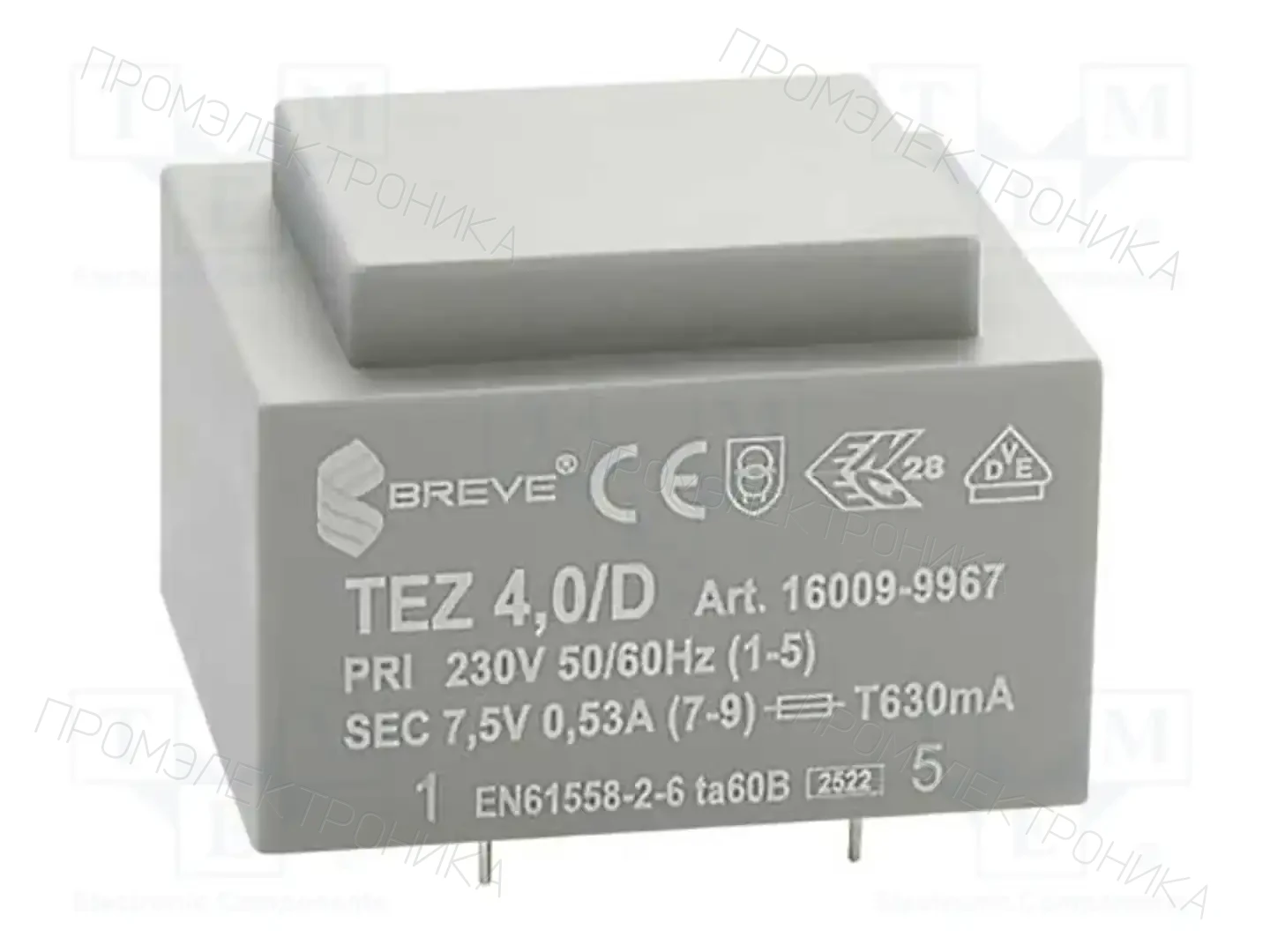 BREVE TUFVASSONS 16009-9967 — Трансформаторы PCB