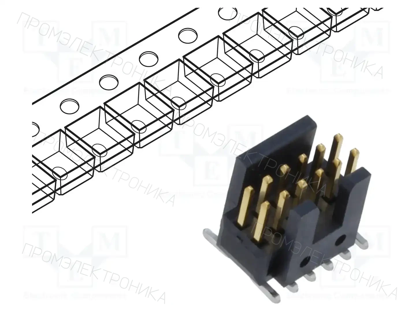 SAMTEC FTSH-106-01-L-DV-K-P-TR — Разъeмы пластина - пластина