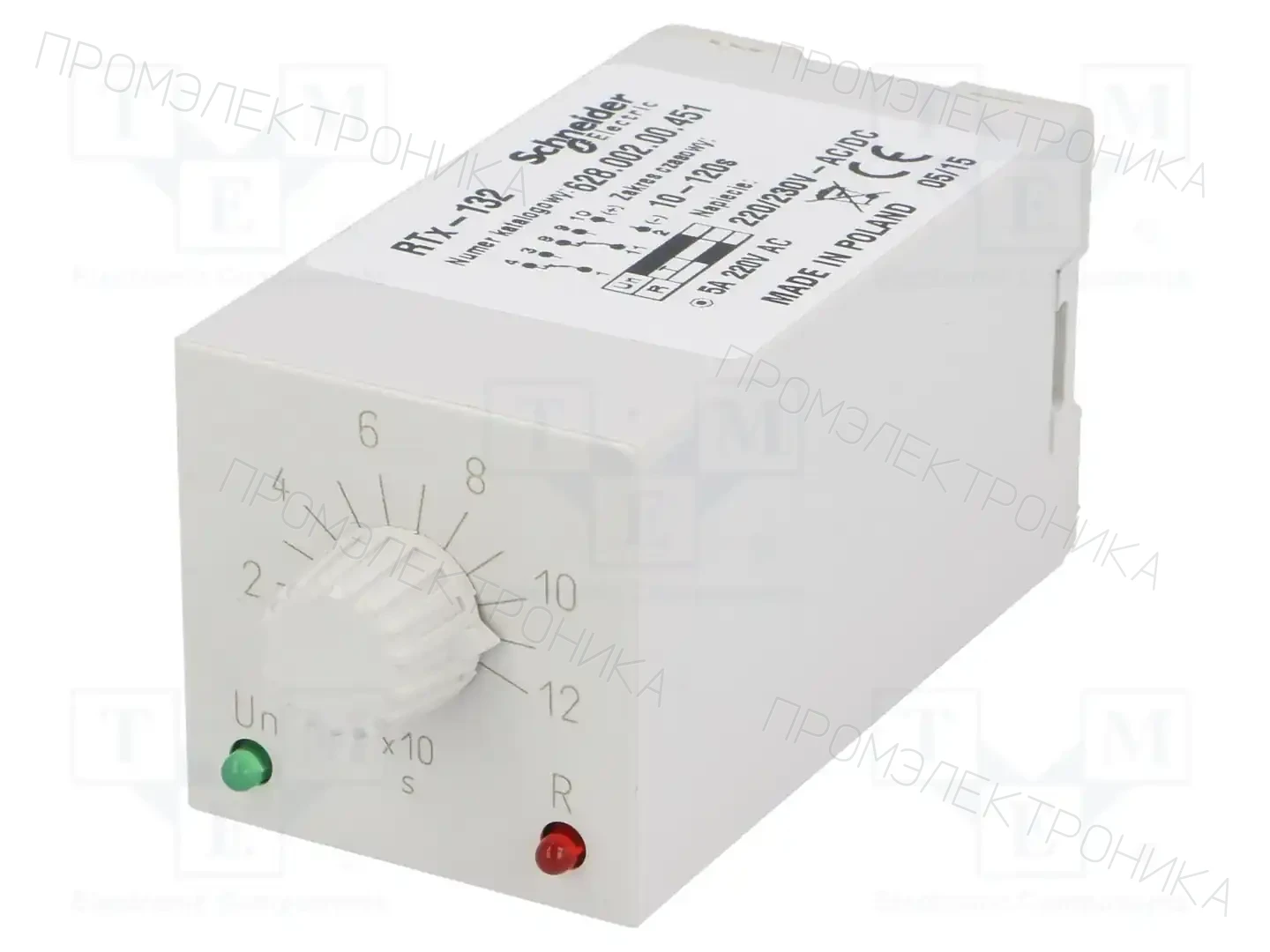 SCHNEIDER ELECTRIC RTX-132 220/230 120SEK — Временные аналоговые реле