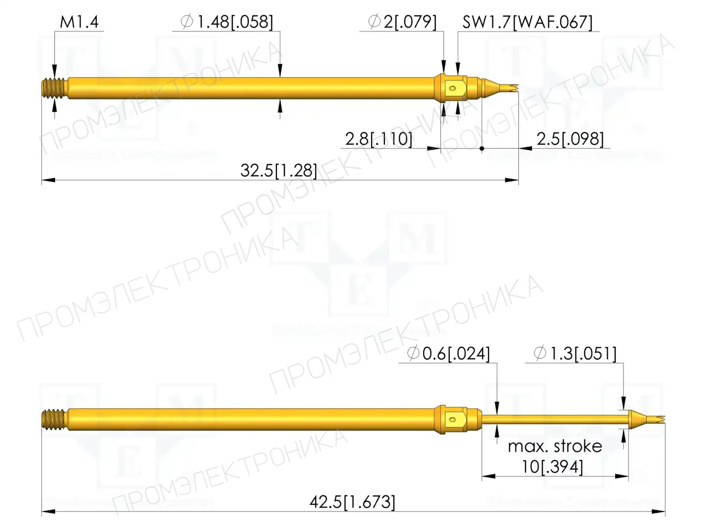 INGUN PKS-171 214 050 A 0302 M — Измерительные щупы