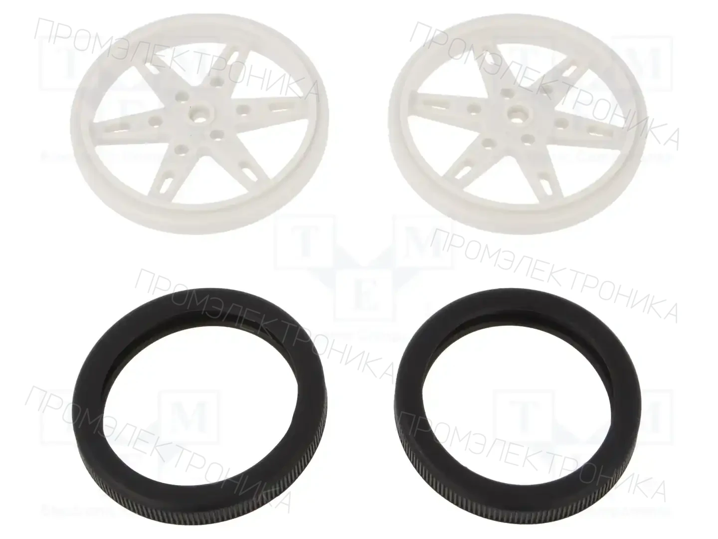 POLOLU POLOLU WHEEL(20T, 4.8MM) - 60×8MM, WHITE — Аксессуары для робототехники и RC WHEEL(20T, 4.8MM) - 60×8MM, WHITE