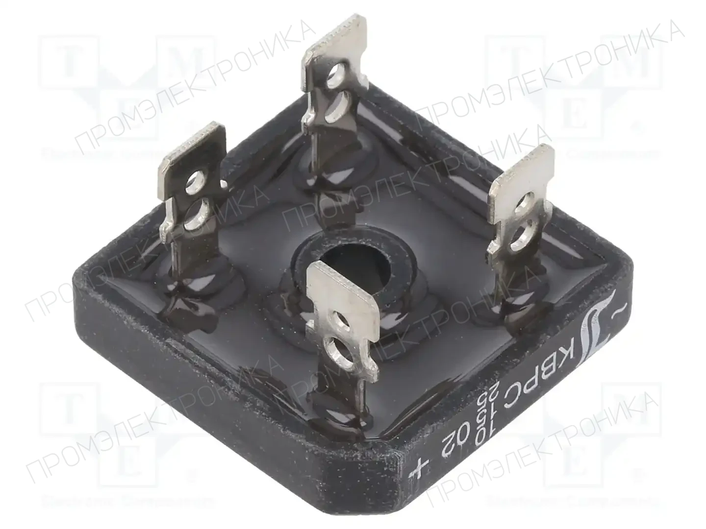 DIOTEC SEMICONDUCTOR KBPC10/15/2502FP — Однофазные мосты диодные квадратные