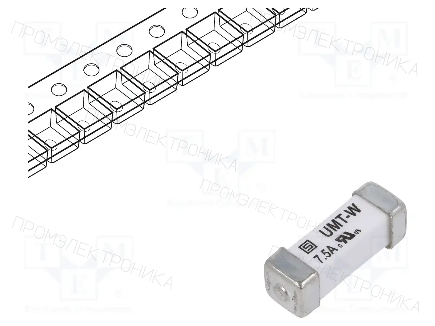 SCHURTER 3-122-714 — Предохранители SMD UMT медленные