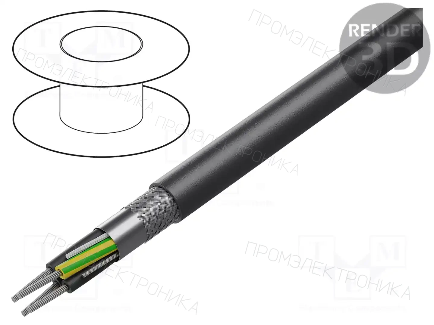 BELDEN 29502F 0101000 — Провода многожильные экранированные
