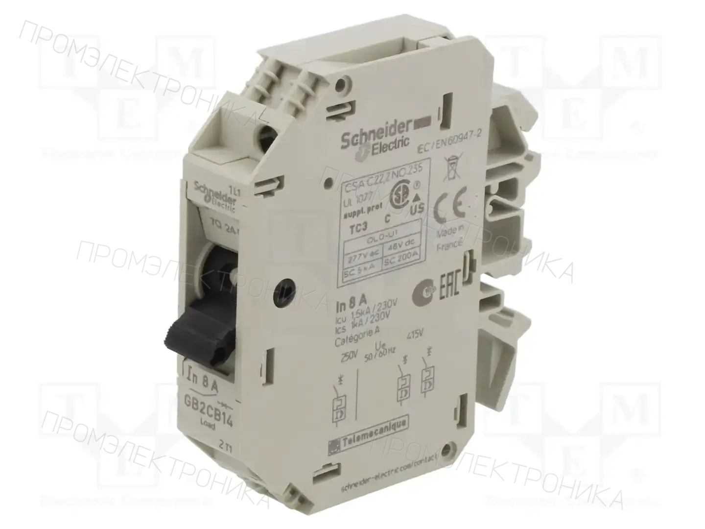 SCHNEIDER ELECTRIC GB2CB14 — Выключатели двигательные