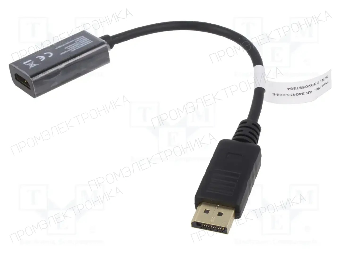 DIGITUS AK-340415-002-S — Кабели и адаптеры HDMI, DVI, DisplayPort