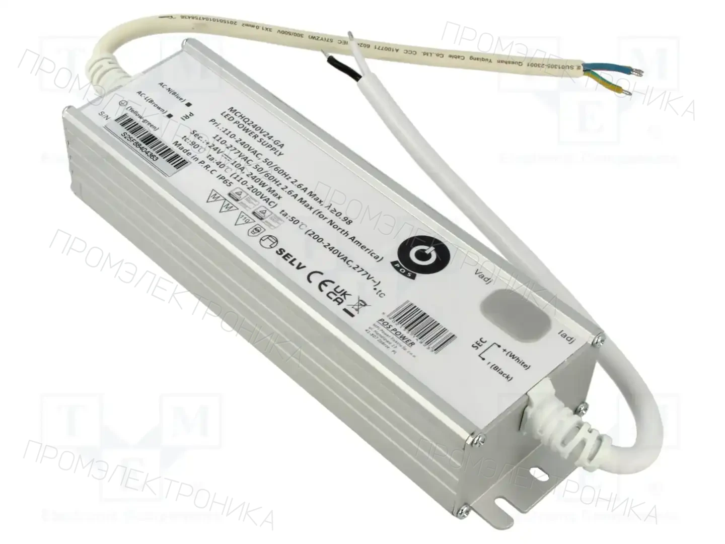 POS MCHQ240V24-GA — Блоки питания для LED