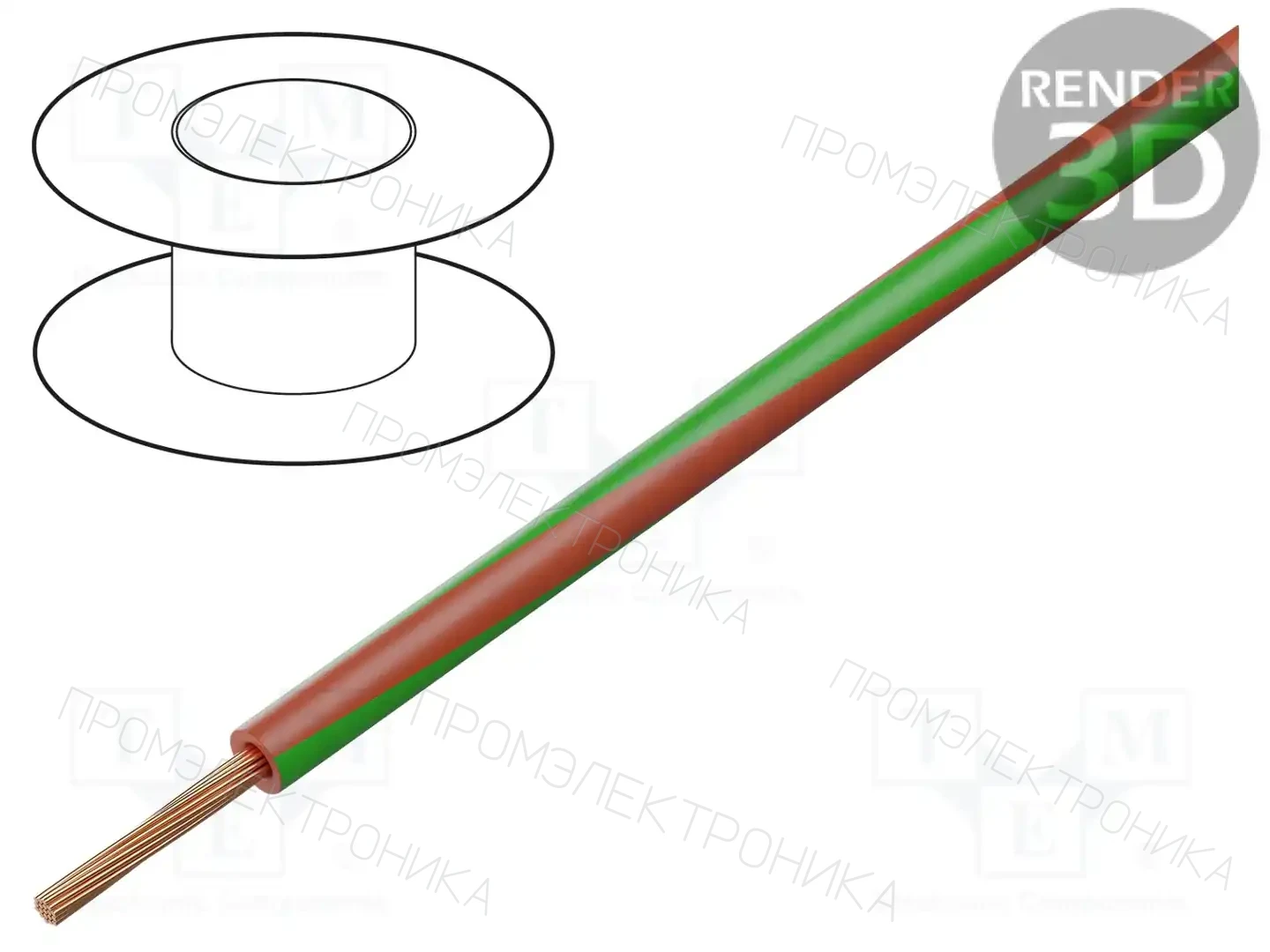 BQ CABLE LGY1.0-GY/RD — Провода одножильные - тросик