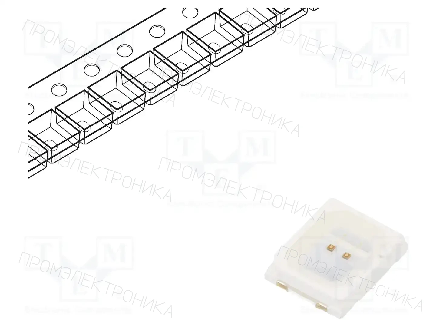 FORYARD FYLS-2835KURC-0.2W — Светодиоды SMD цветные