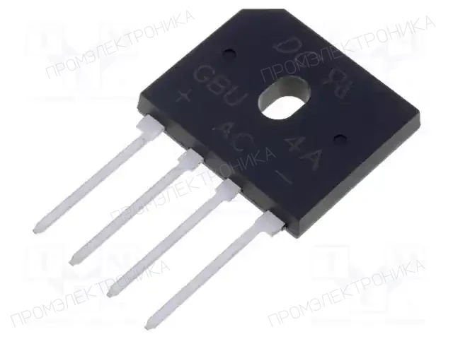 DC COMPONENTS GBU4A — Однофазные мосты диодные плоские