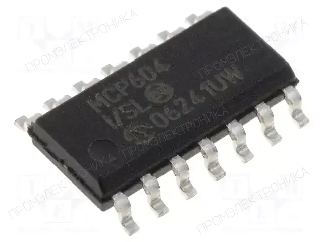 Microchip Technology MCP604-I/SL — Операционные усилители SMD