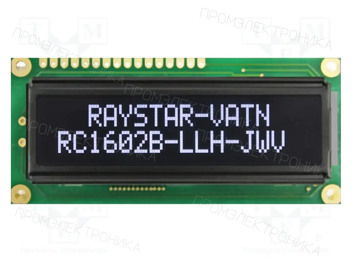 RAYSTAR OPTRONICS RC1602B4-LLH-JWV — Дисплеи LCD буквенно-цифровые