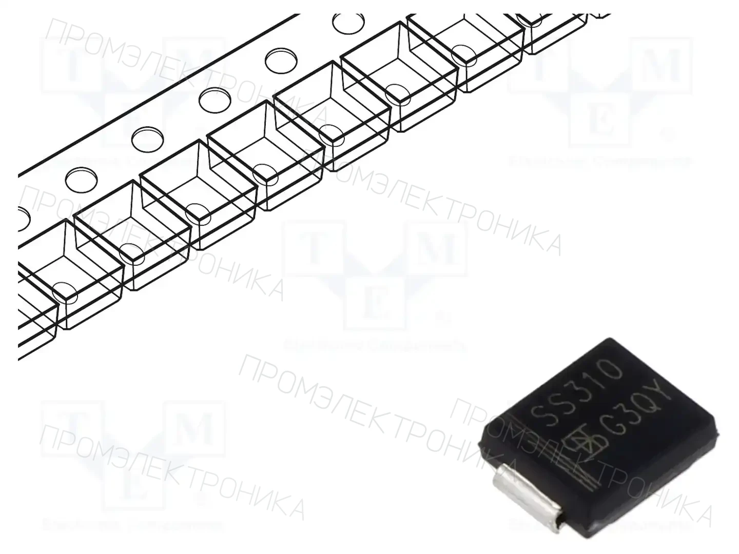 TAIWAN SEMICONDUCTOR SS310 — Диоды Шотки SMD