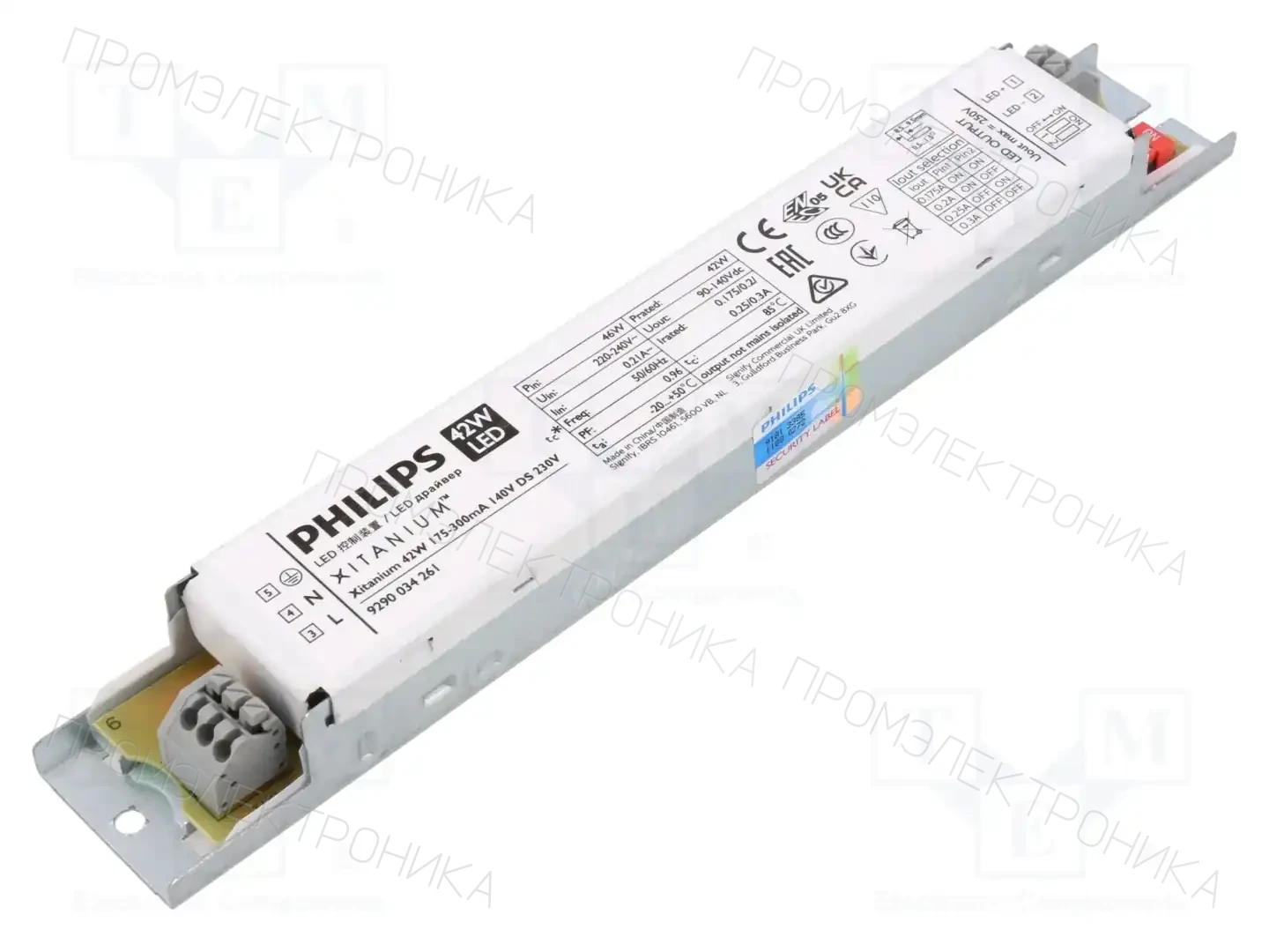 PHILIPS XITANIUM 42W 175-300MA 140V DS 230V — Блоки питания для LED