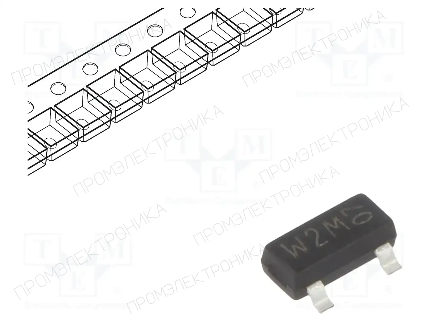 NEXPERIA PMV50XPR — Транзисторы с каналом P SMD