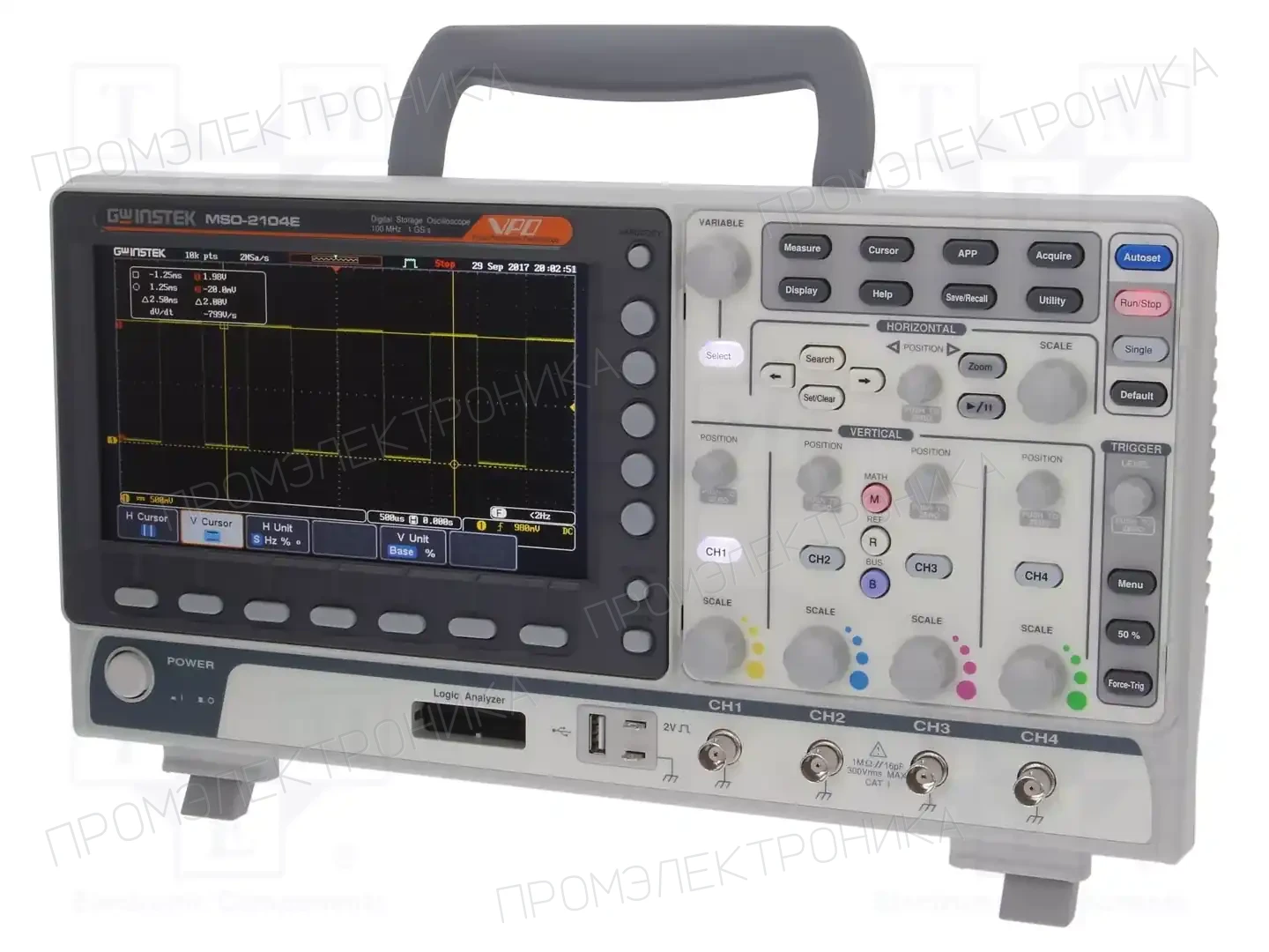 GW INSTEK MSO-2104E — Осциллоскопы цифровые