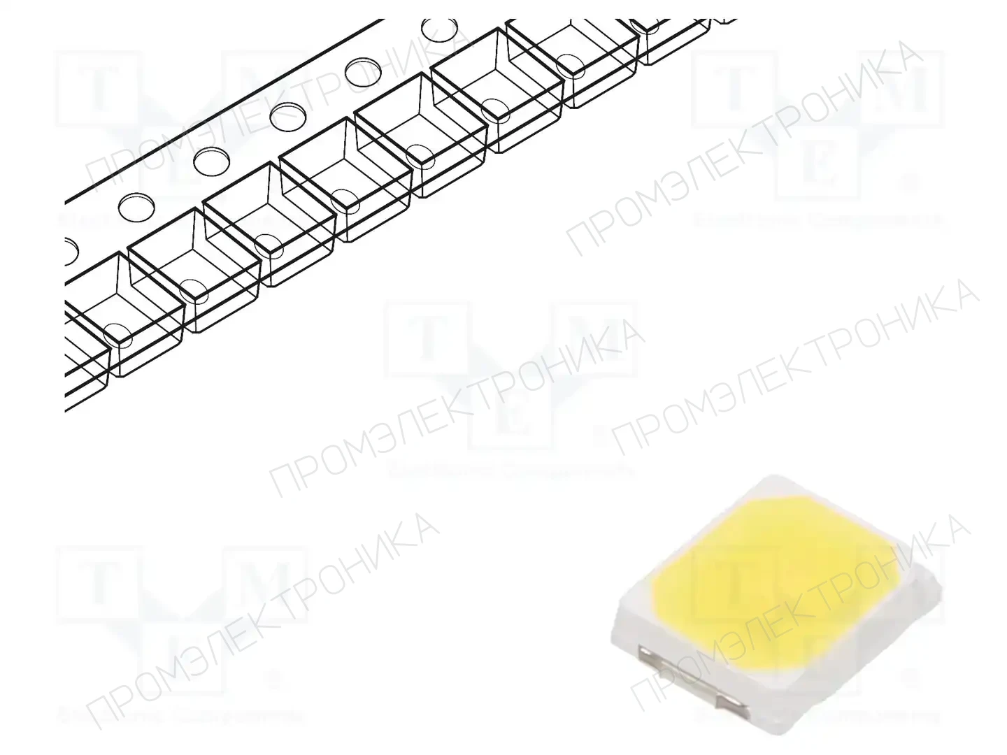 LUMILEDS L128-4080CA3500001 — Светодиоды мощности белые - Emitter