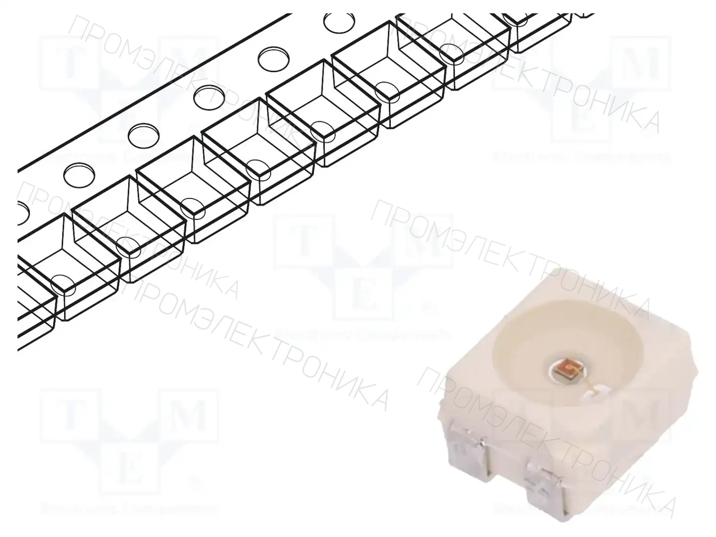 ams OSRAM LA E67F-BACA-24-1 — Светодиоды SMD цветные