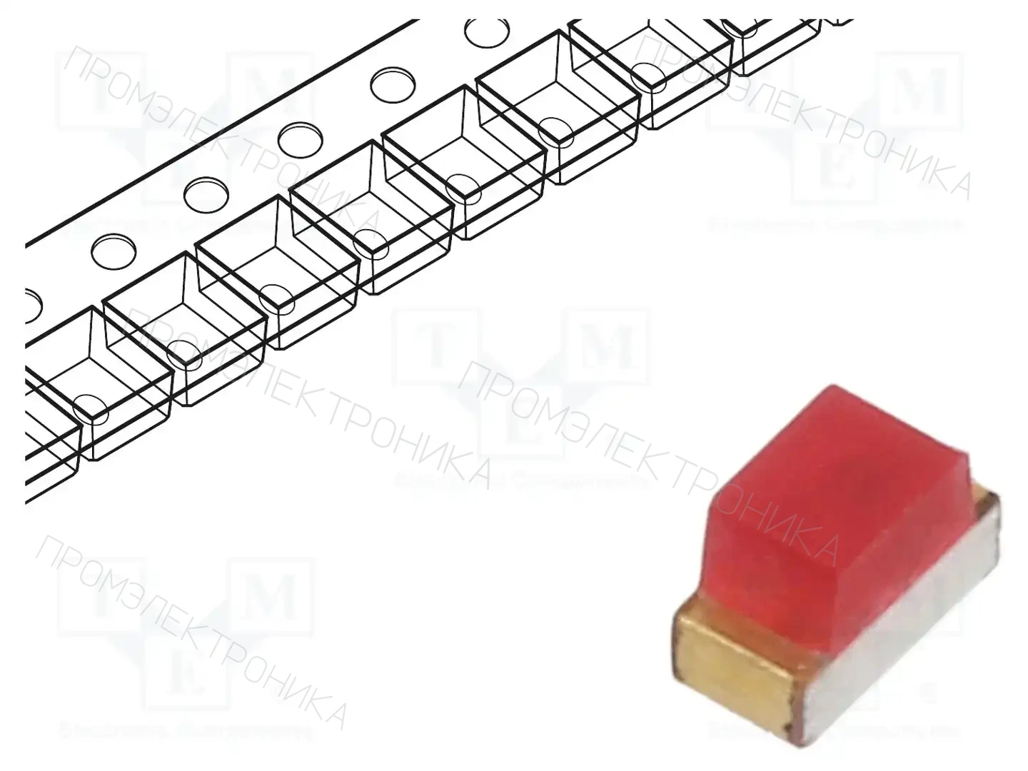 KINGBRIGHT ELECTRONIC KP-1608ID — Светодиоды SMD цветные