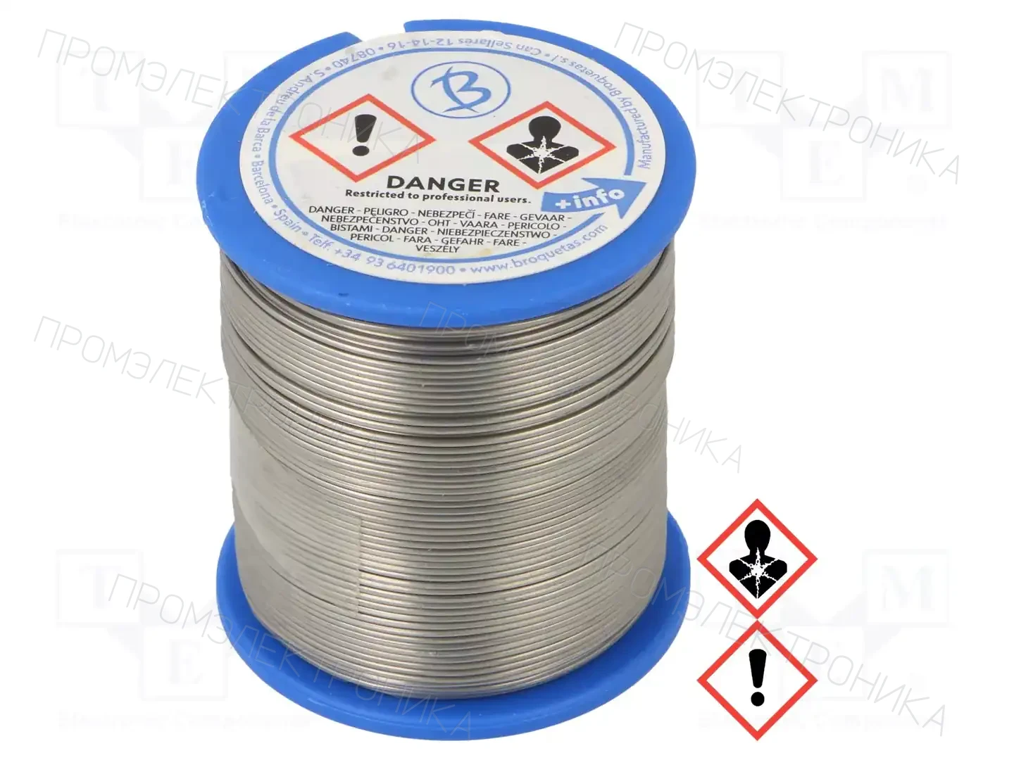BROQUETAS BROFIL 63 B2.1 0.8MM 250G — Паяльные провода свинцовые