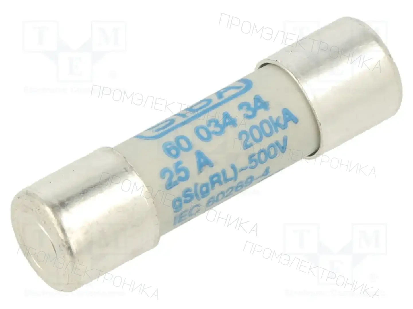 SIBA 6003434.25 — Предохранители 10,3x38мм медленные