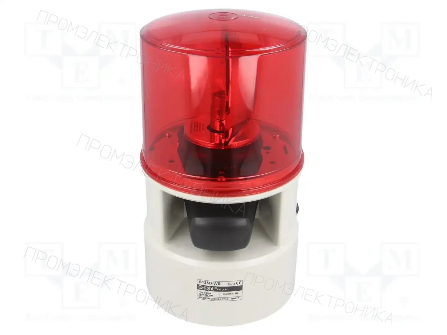 QLIGHT S125D-WS-24-R — Сигнализаторы светозвуковые