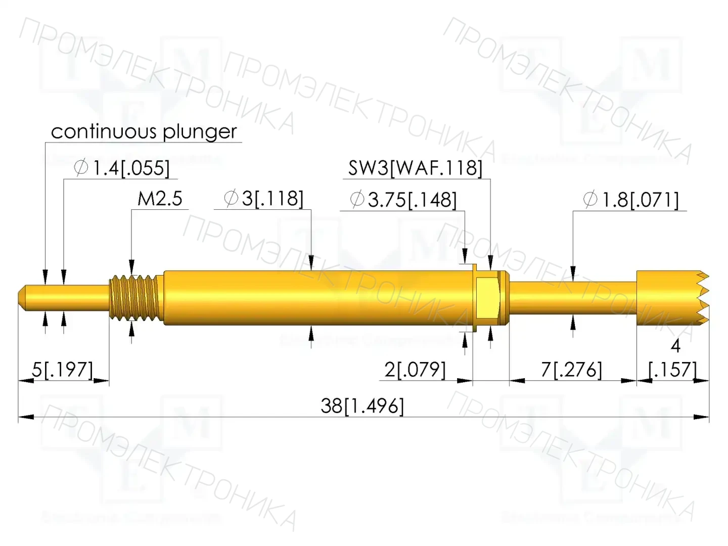 INGUN GKS-503 306 300 A 1502 M — Измерительные щупы