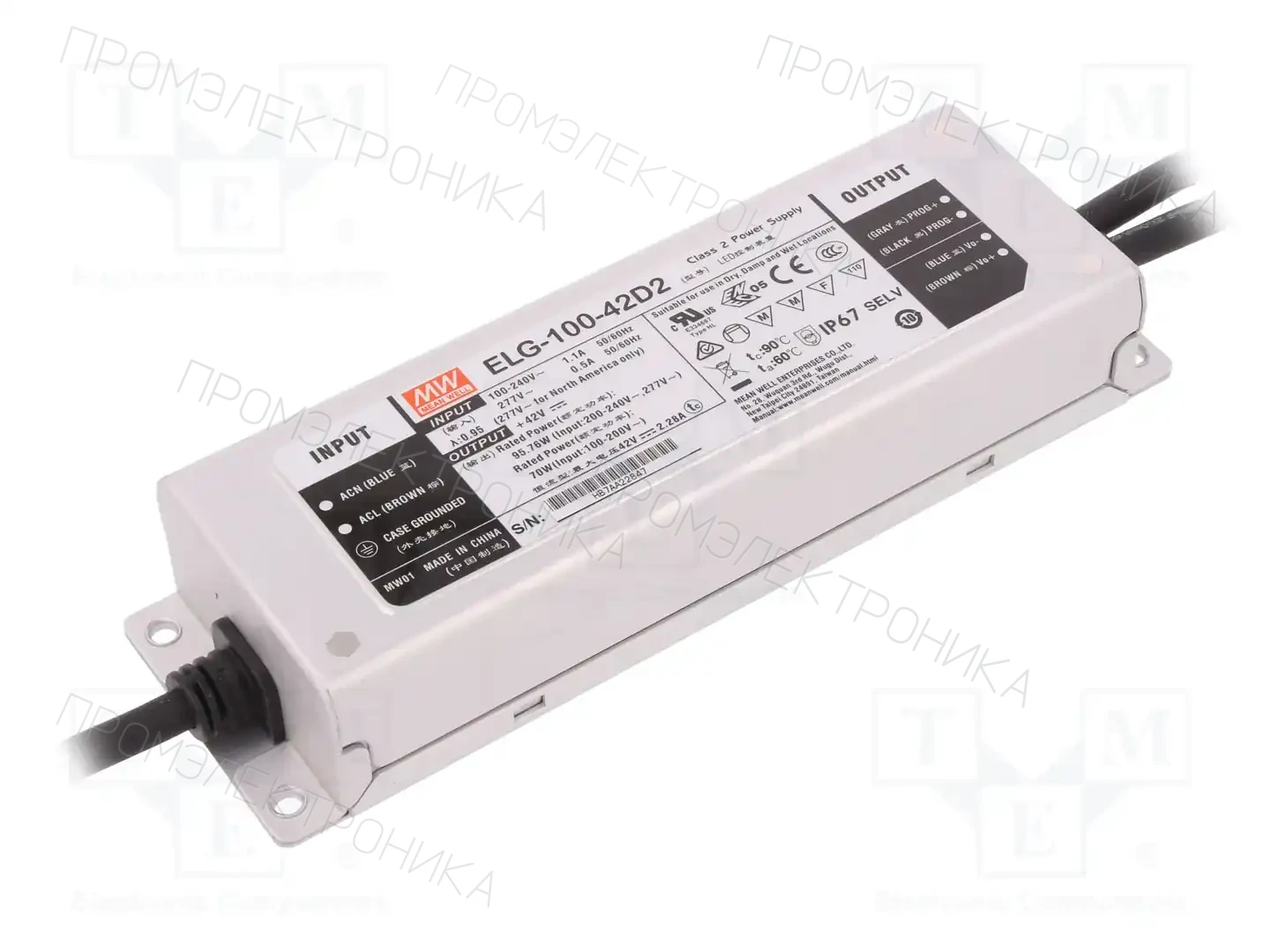 MEAN WELL ELG-100-42D2 — Блоки питания для LED