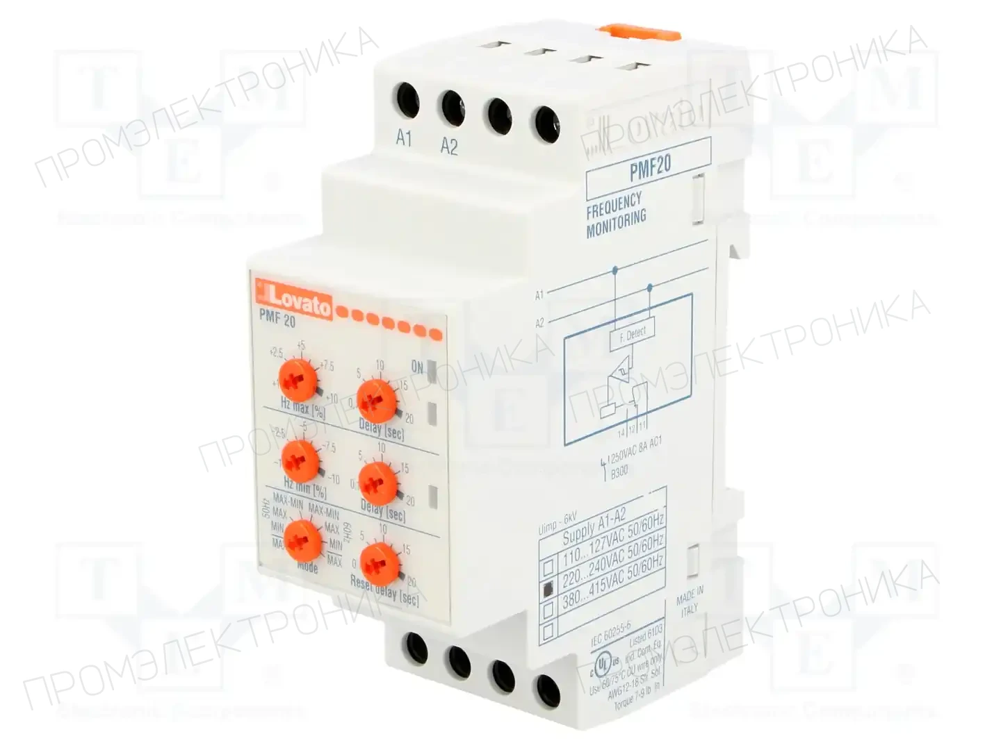 LOVATO ELECTRIC PMF20A240 — Контрольные реле