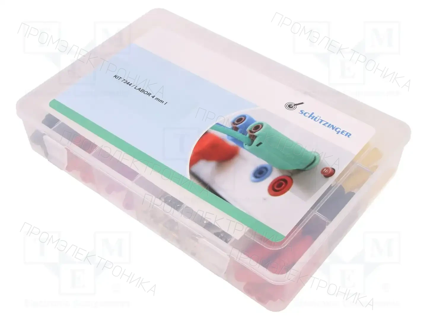 SCHÜTZINGER KIT 7344 / LABOR 4 MM I — Наборы измер. проводов с аксессуарами
