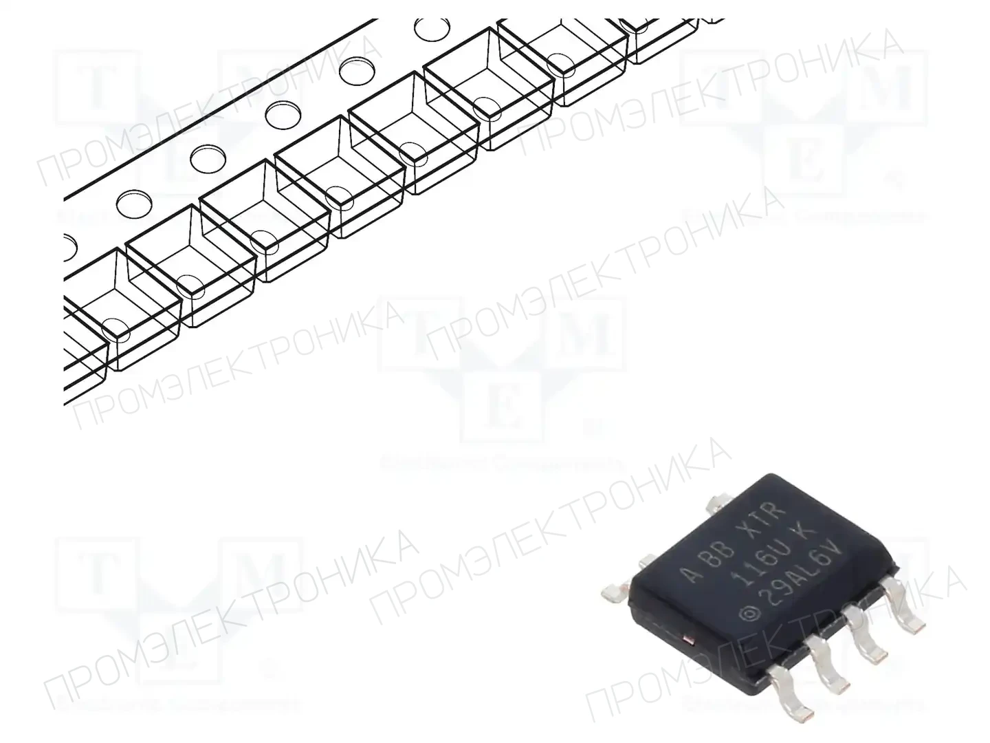 Texas Instruments XTR116UA/2K5 — Преобразователи U/I, U/f, U/U