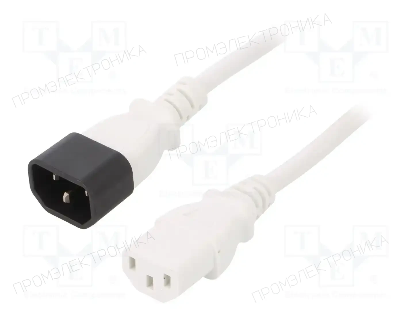 LIAN DUNG LT-602+501 H05VV-F 1.0/3C WHT 3M — Кабели питания компьютерные и универс