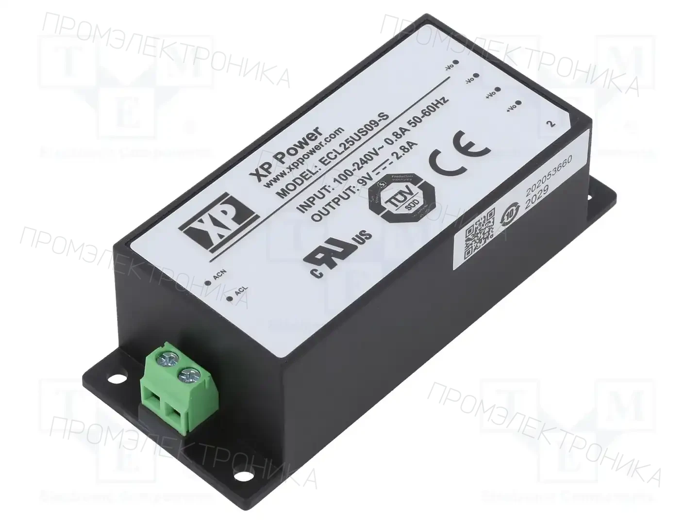 XP POWER ECL25US09-S — Блоки питания для встраивания