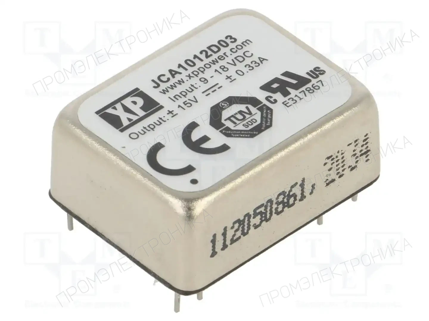 XP POWER JCA1012D03 — Преобразователи DC/DC