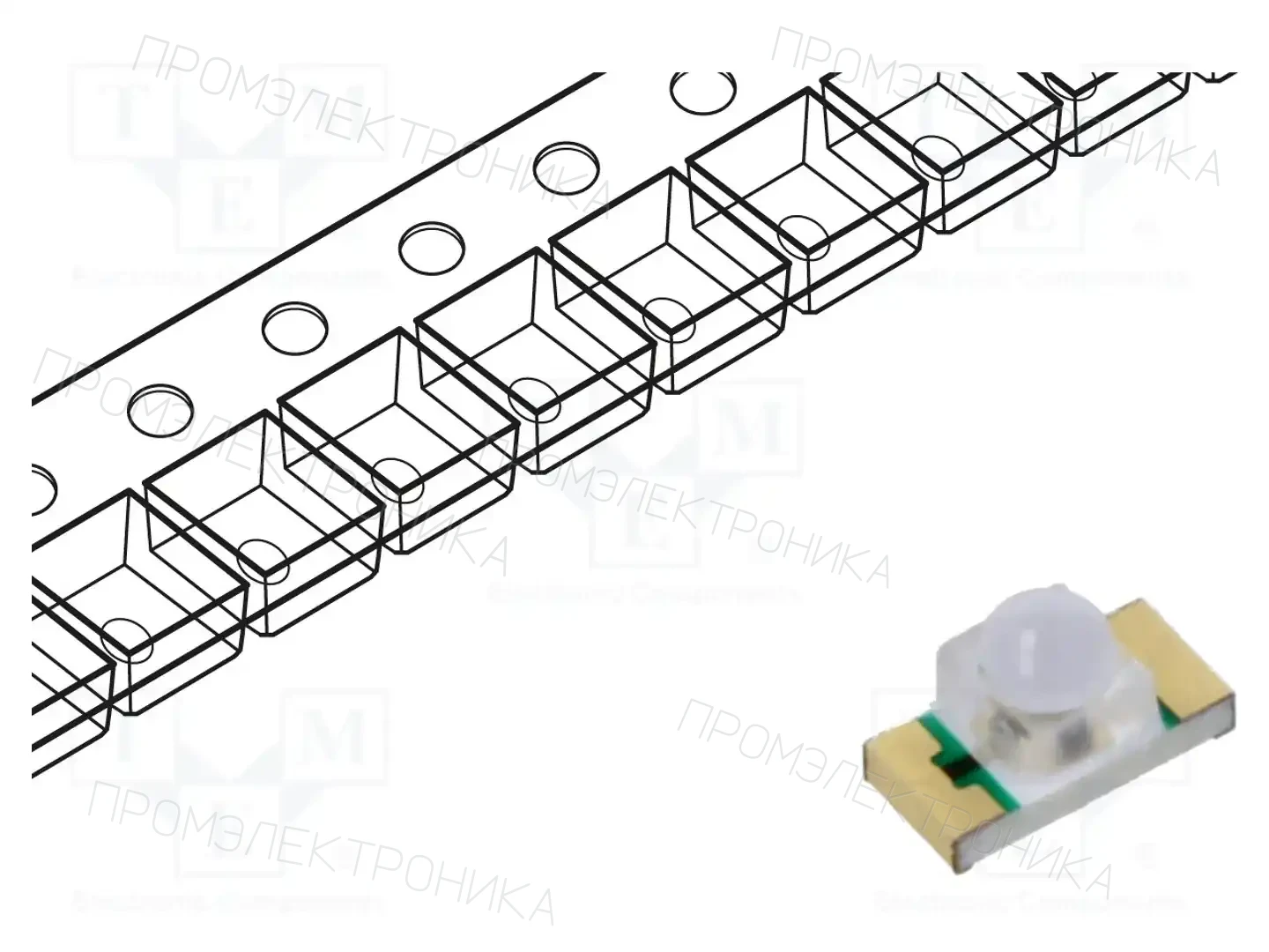 LUCKYLIGHT SR160SIRC-1AX-T — Инфракрасные LEDы