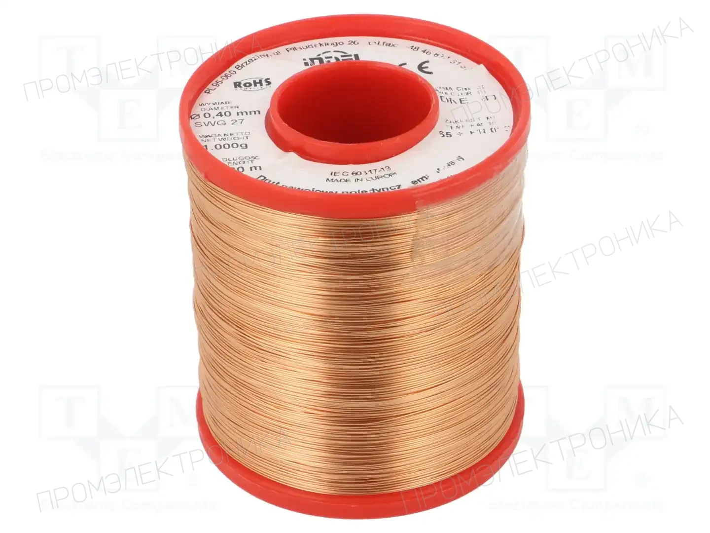 INDEL DNE0,40-1KG — Проволока обмоточная