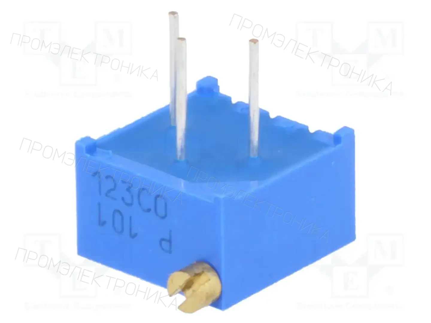 BOURNS 3299P-1-101LF — Потенциометры THT многооборотные 3/8 дм