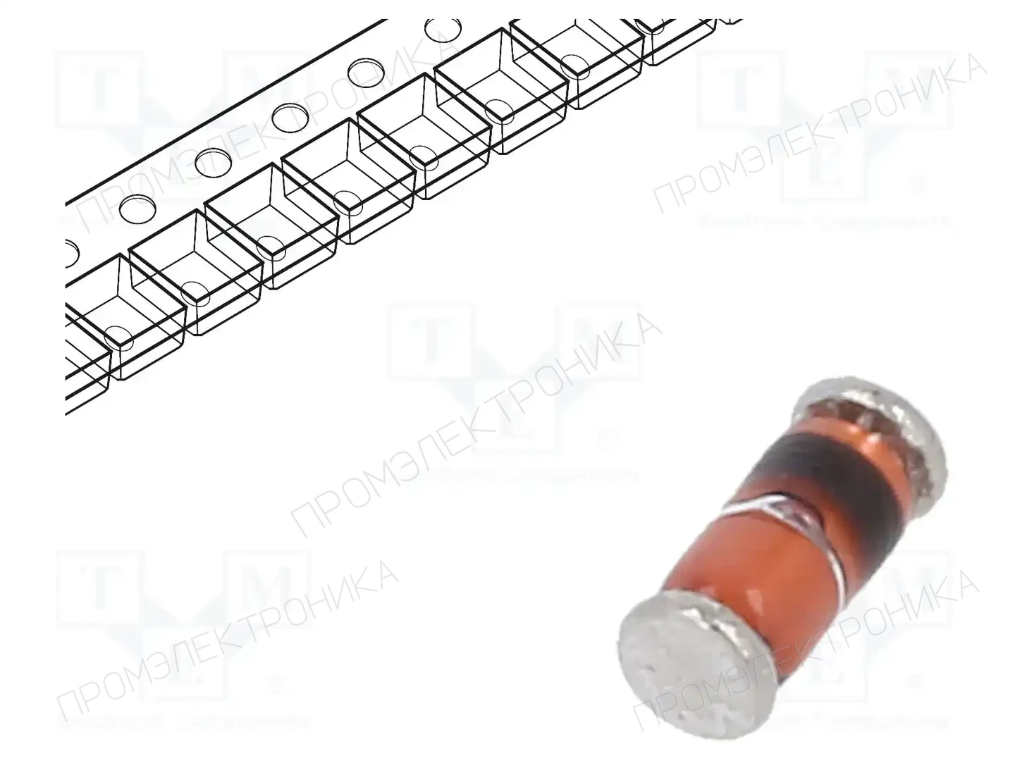 VISHAY LL43-GS08 — Диоды Шотки SMD