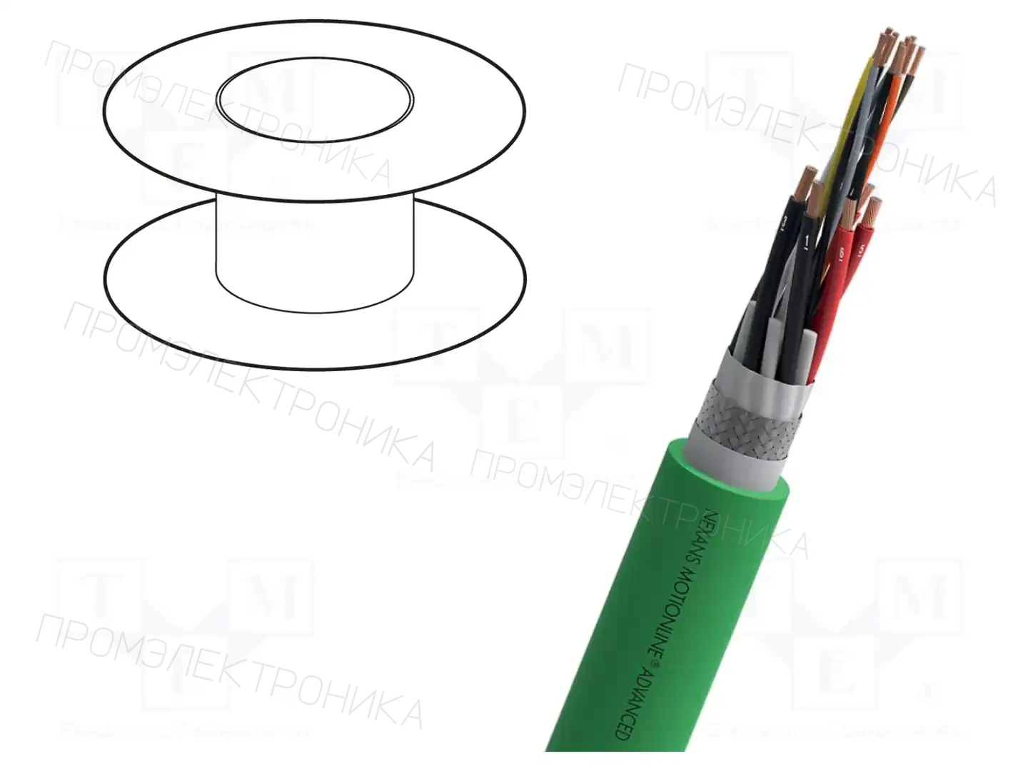 NEXANS 13-MYF21Z12P-V1 — Провода для направляющих- экранированные