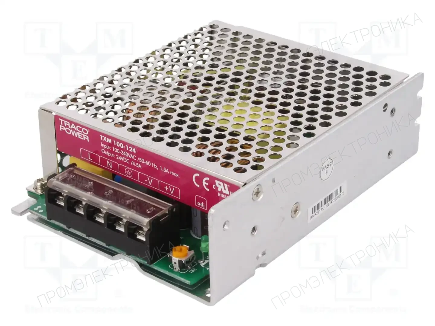 TRACO POWER TXM 100-124 — Блоки питания для встраивания