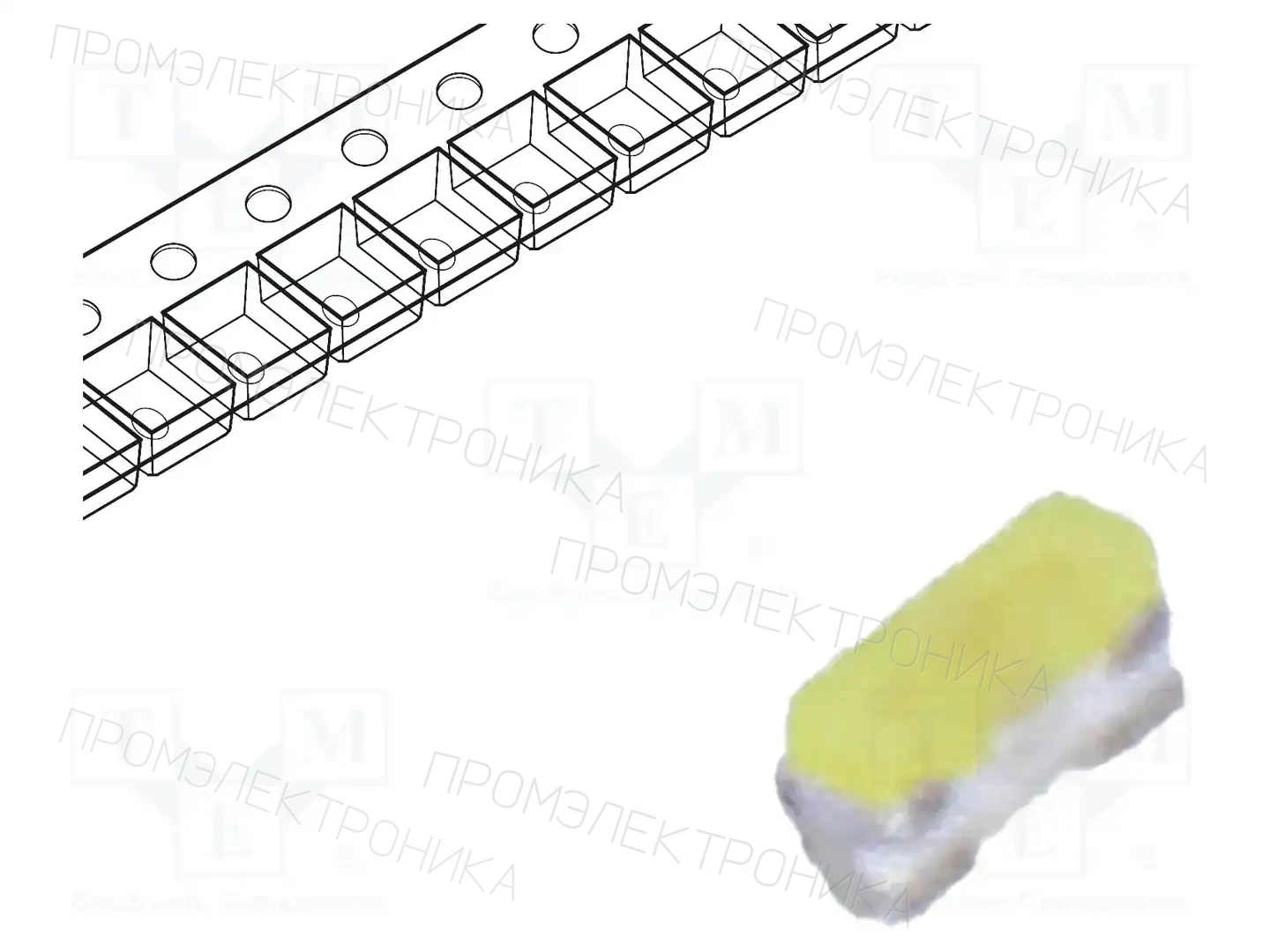 BROADCOM (AVAGO) HSMW-C230 — Светодиоды SMD белые