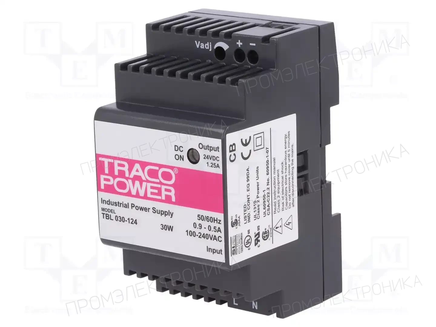 TRACO POWER TBL 030-124 — Блоки питания на DIN-рейку