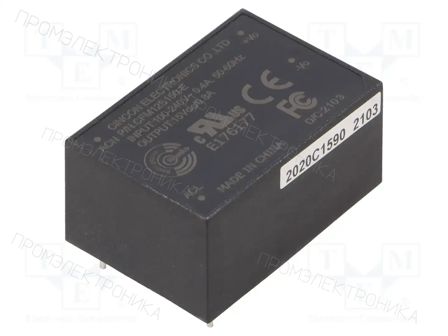 CINCON CFM12S150-E — Преобразователи AC/DC для PCB