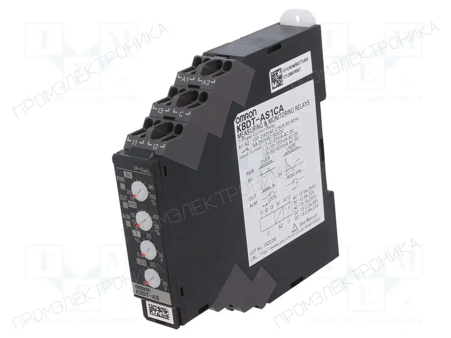 OMRON K8DT-AS1CA — Контрольные реле