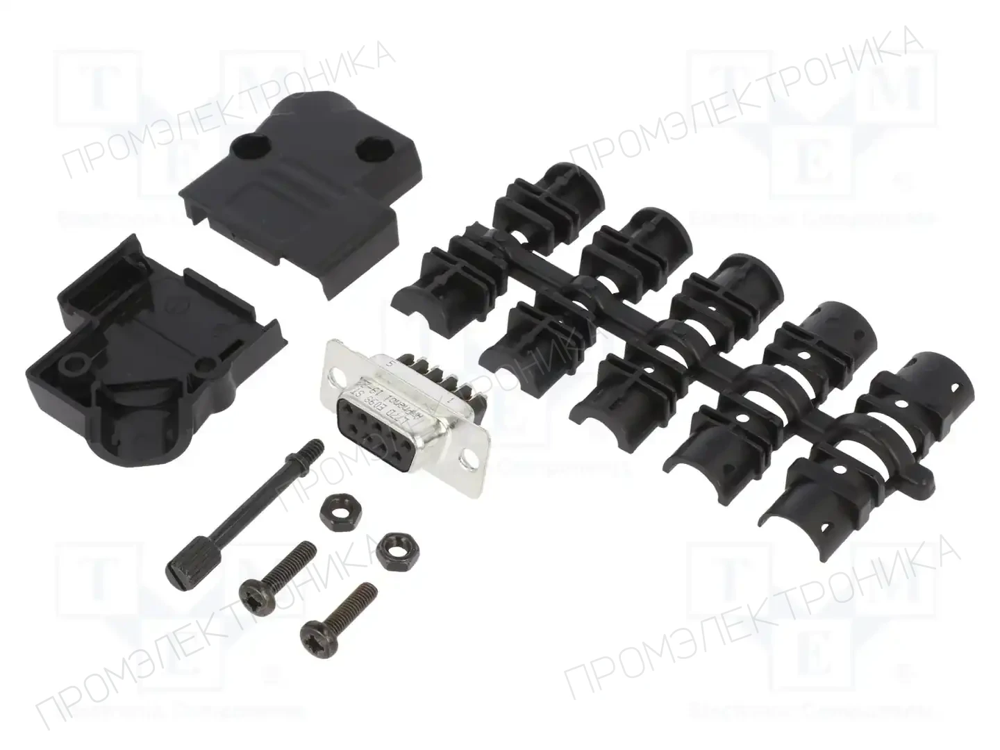 AMPHENOL COMMUNICATIONS SOLUTIONS L17D45PK-P-09+L77DE09SST — Комплектные штекеры D-Sub