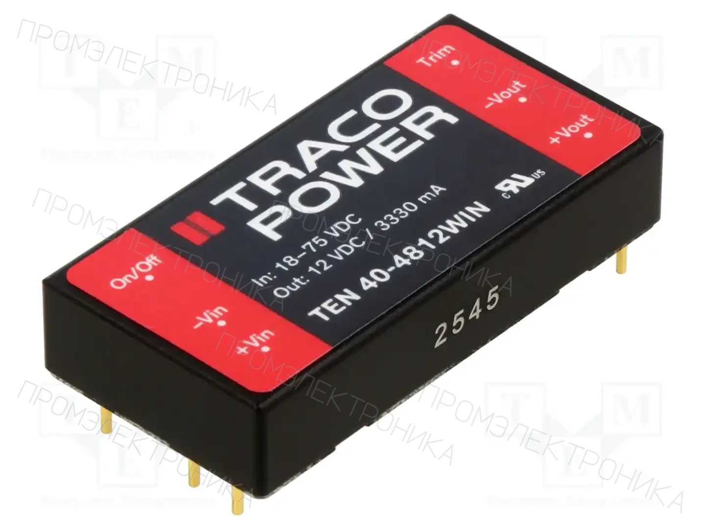 TRACO POWER TEN 40-4812WIN — Преобразователи DC/DC