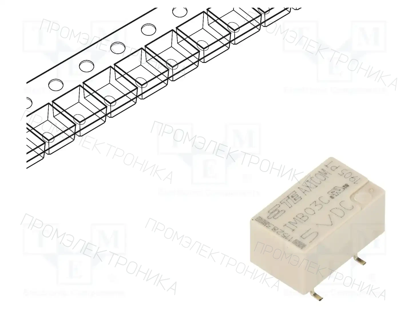 TE Connectivity 1462041-7 — Реле электромагн. миниатюрные